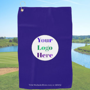 Blue Custom Golf Towels With Logo No Minimum