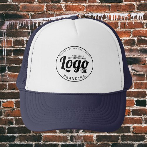 Blue Custom Logo Branded Hat