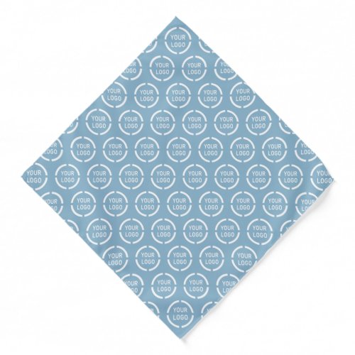 Blue Custom Logo business branded promotional Bandana