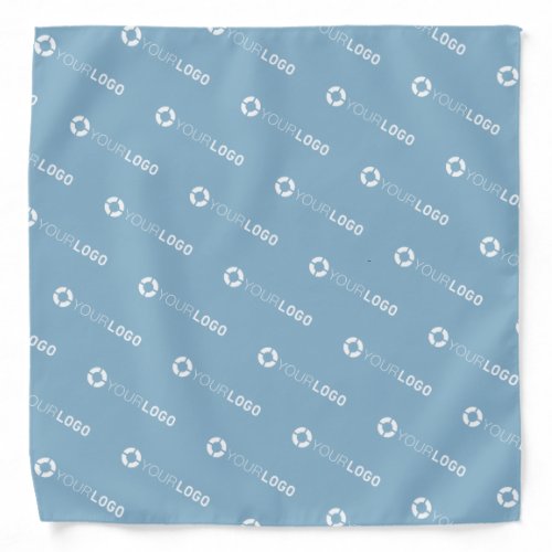 Blue Custom Logo business branded promotional Bandana