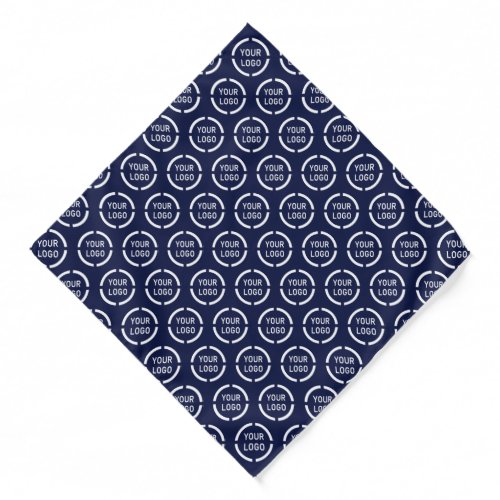 Blue Custom Logo business branded promotional Bandana