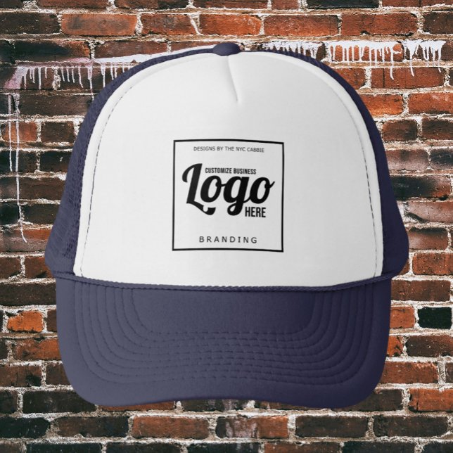 Blue Custom Logo Hat (blue custom logo hat)