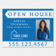 Blue Custom Realtor Open House Yard Sign Zazzle Blue Custom Realtor Open House Yard Sign Zazzle