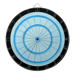 Blue Custom Regulation Size Dartboard With Darts