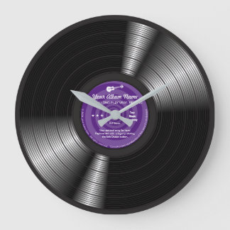 Blue Customizable Rock around the Large Clock