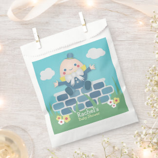 Blue Cute Humpty Dumpty Baby Shower  Favor Bag