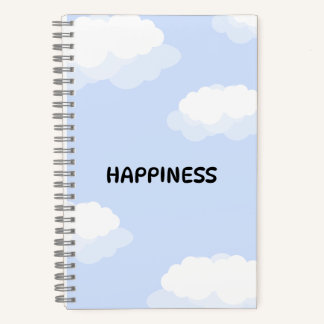 Blue cute notebook