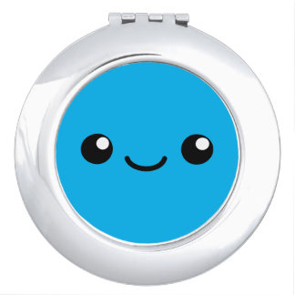 Blue Cutie Compact Mirror