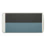 Blue Cyan and Black Simple Extra Wide Stripes Eraser