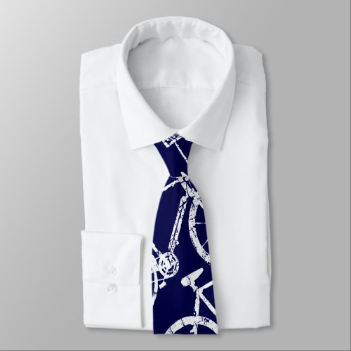 blue cycle tie for bike_lovers