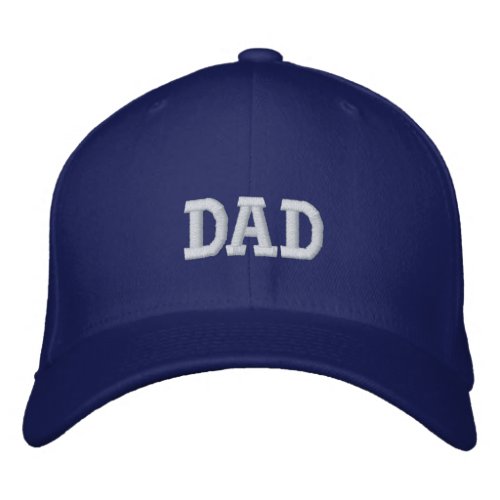 Blue Dad Embroidered Baseball Cap