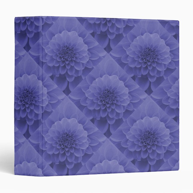 Blue Dahlia 3 Ring Binder (Front/Spine)