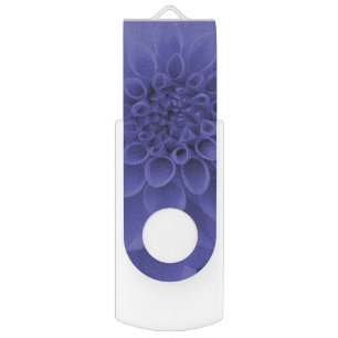 Blue Dahlia Flash Drive
