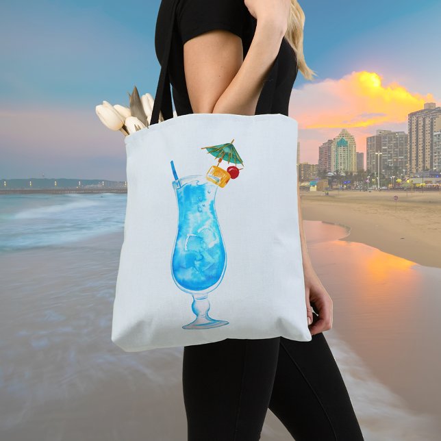 Blue Daiquiri Pale Blue Tote Bag (Creator Uploaded)