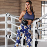 Blue Daisies Floral Patterned | Leggings<br><div class="desc">Blue Daisies Floral Patterned | Leggings - Get groovy with our Flower Collection Leggings great for everyday wear,  working out,  or just hanging out.</div>