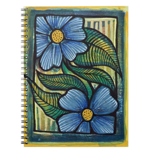 Blue Daisies                                       Notebook (Front)
