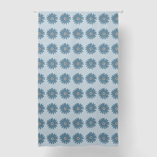 Blue Daisy Blackout Curtains