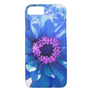 Blue daisy blue floral photo iPhone 8/7 case