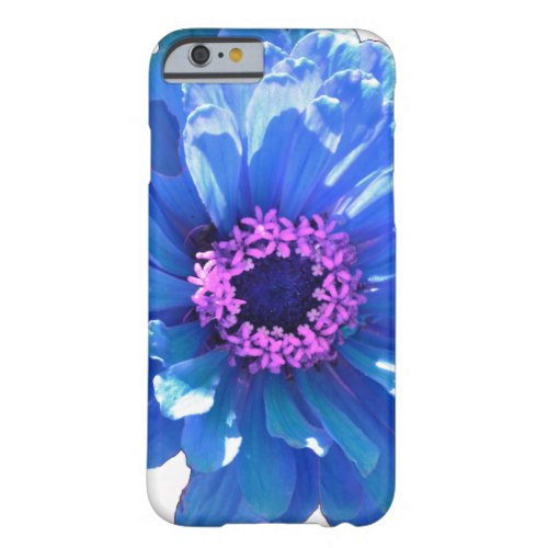 Blue daisy blue floral photo barely there iPhone 6 case