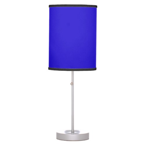 Blue Daisy Blue Solid Color Table Lamp