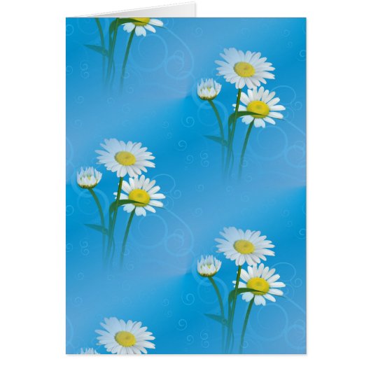 blue daisy cards (Front)