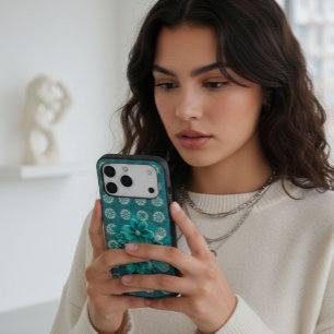 Blue Daisy iPhone 17 Pro Case