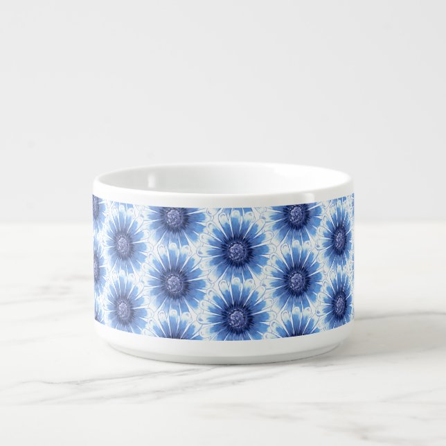 Blue Daisy Chili Bowl (Center)
