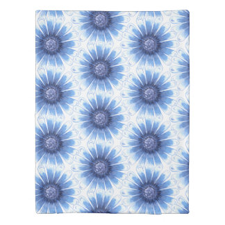 Blue Daisy Duvet Cover