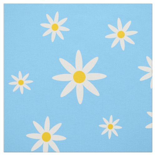 Blue Daisy Fabric