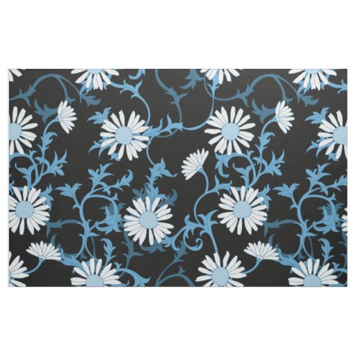 Blue Daisy Fabric