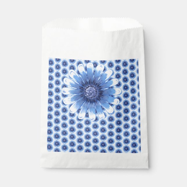 Blue Daisy Favor Bags (Front)