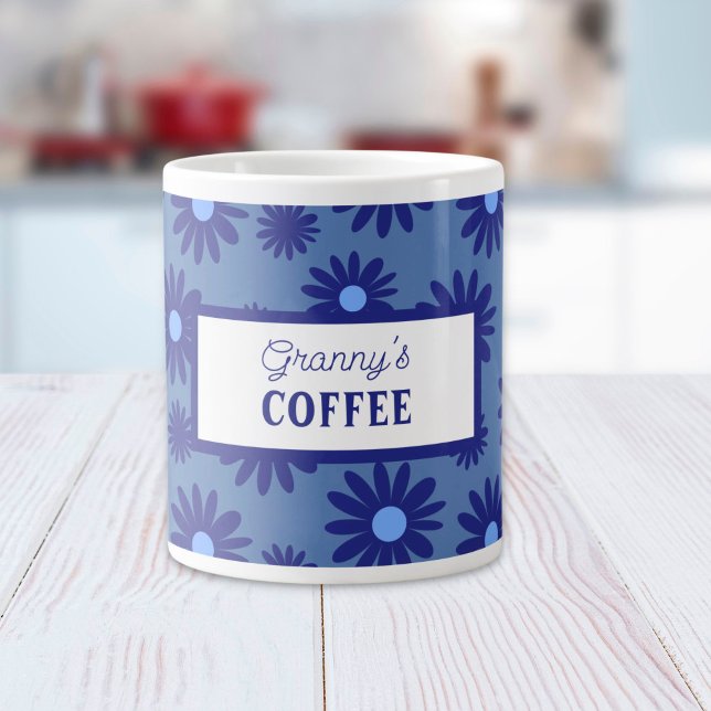 Blue Daisy Giant Coffee Mug (Creator Uploaded)