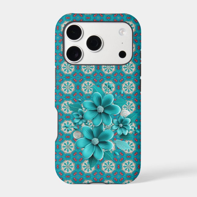 Blue Daisy Iphone Case (Back)