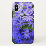 Blue Daisy-like Flowers Nature Photography iPhone XS Case