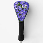 Blue Daisy-like Flowers Nature Photography Golf Head Cover