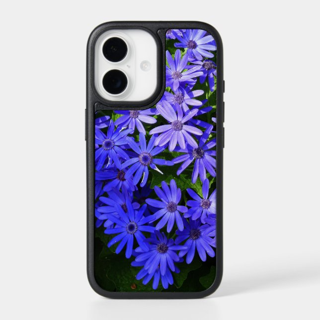 Blue Daisy-like Flowers Nature Photography Otterbox iPhone Case (Back)