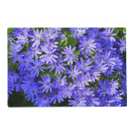 Blue Daisy-like Flowers Nature Photography Placemat