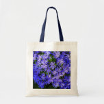 Blue Daisy-like Flowers Nature Photography Tote Bag