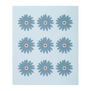 Blue Daisy Metal Print