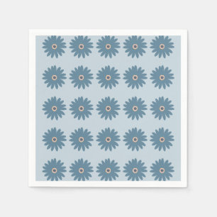 Blue Daisy Napkins