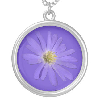 Blue Daisy Necklace Blue Daisy Gifts Keepsake
