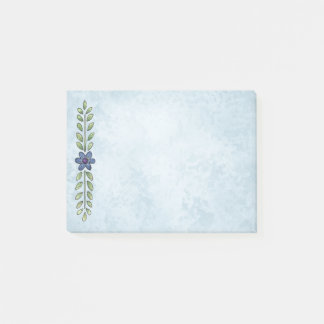 Blue Daisy Post-it Notes