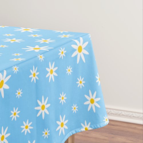 Blue Daisy Tablecloth
