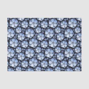 Blue Daisy Tissue Paper