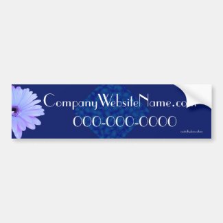 Blue Daisy Website matching Bumper Sticker