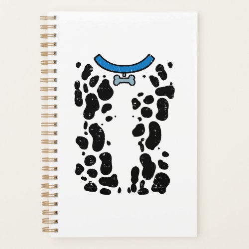 Blue Dalmatian Costume Funny Halloween Dog Men Wom Planner