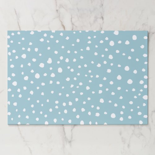 Blue Dalmatian Spots Dalmatian Dots Dotted Print Paper Pad