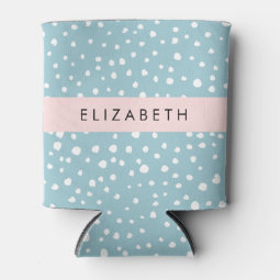 Blue Dalmatian Spots, Dalmatian Dots, Your Name Can Cooler | Zazzle