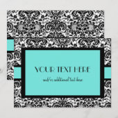 Blue Damask (Front/Back)