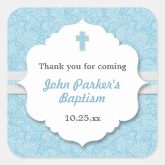 Baptism Favor Stickers | Zazzle